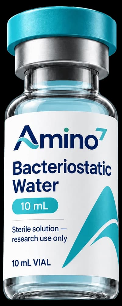 Fiole Amino7, illustration de l'article sur différence eau stérile eau bactériostatique