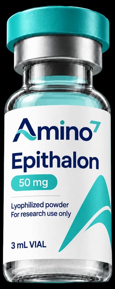 Fiole de Epithalon Amino7, photo de laboratoire